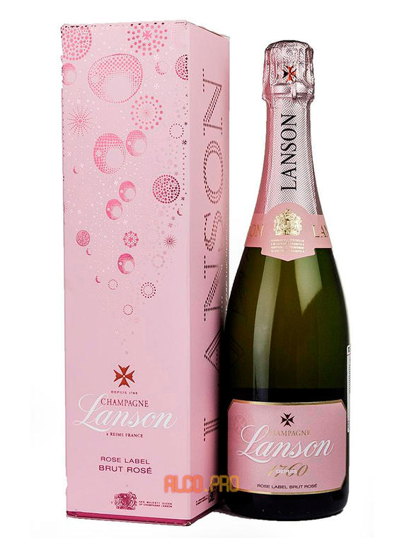 Lanson Rose Label Brut Rose шампанское Лансон Роуз Лейбл Брют Розе Lanson Rose Label Brut Rose шампанское Лансон Роуз Лейбл Брют Розе