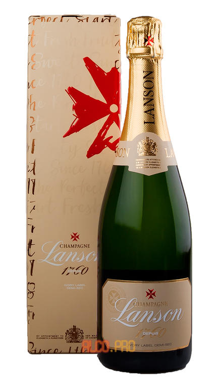 Lanson Ivory Label Demi-Sec шампанское Лансон Айвори Лейбл Деми-Сек в п/у Lanson Ivory Label Demi-Sec шампанское Лансон Айвори Лейбл Деми-Сек в п/у