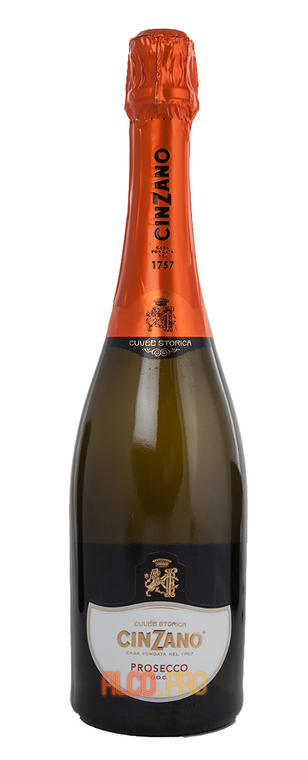 Cinzano Prosecco D.O.C. итальянское шампанское Чинзано Просекко ДОК Cinzano Prosecco D.O.C. итальянское шампанское Чинзано Просекко ДОК