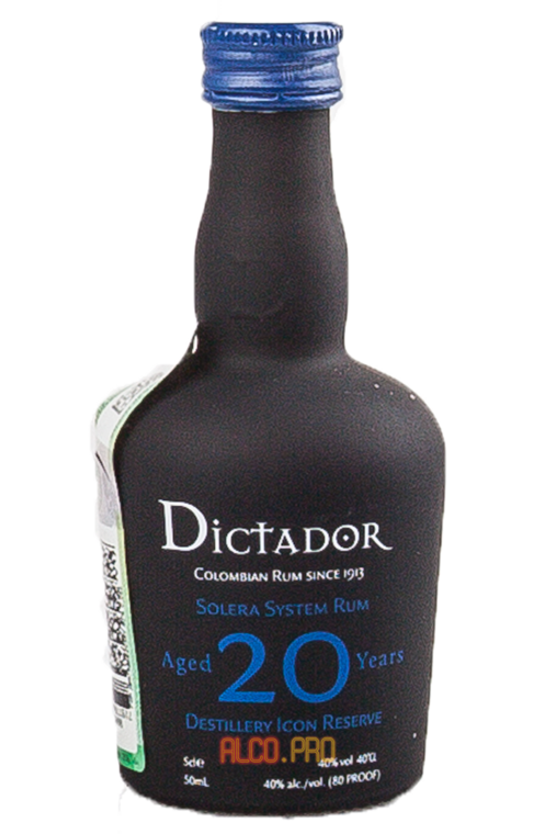 Dictador 20 years 50 ml ром Диктатор 20 лет 0.05 л Dictador 20 years 50 ml ром Диктатор 20 лет 0.05 л