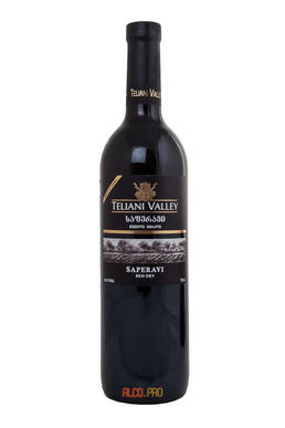 Teliani Valley Saperavi грузинское вино Телиани Вели Саперави