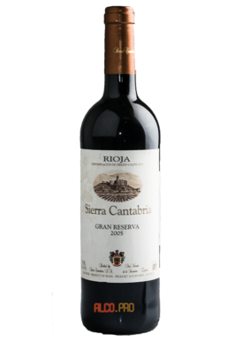 Sierra Cantabria Gran Reserva Rioja DOCa Испанское вино Сьерра Кантабрия Гран Ресерва ДОКа Риоха