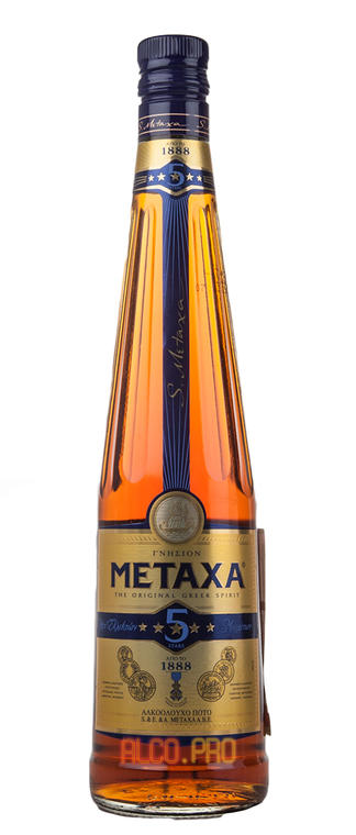 Metaxa 5 stars 0.7l бренди Метакса 5 звезд 0.7л