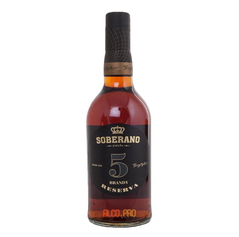 Soberano 5 лет хересный бренди Соберано 5 лет