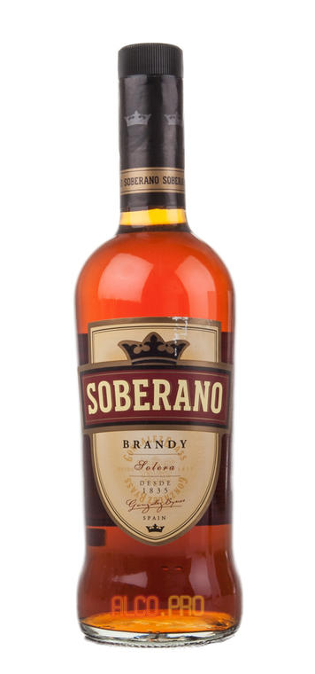 Soberano 3 years хересный бренди Соберано 3 года