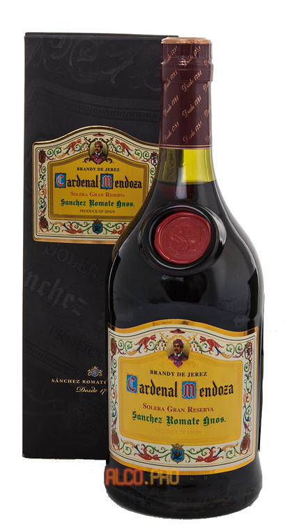 Cardenal Mendoza Solera Gran Reserva хересный бренди Карденал Мендоза Солера Гран Резерва