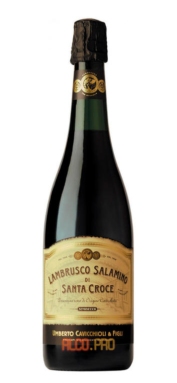 Cavicchioli Lambrusco Salamino Di Santa Croce Semisecco шампанское Кавиккьоли Ламбруско Саламино Ди Санта Кроче Семисекко