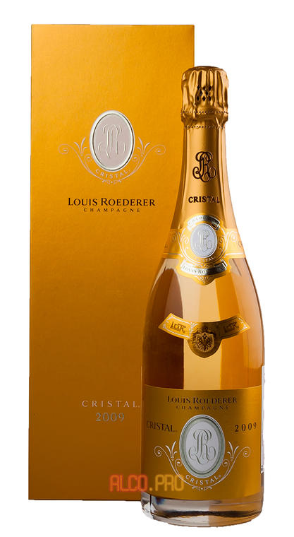 Louis Roederer Cristal 2007 gift box шампанское Луи Родерер Кристал 2007 п/у