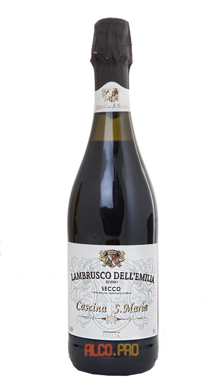 Lambrusco dell Emilia Rosso Secco итальянское шампанское Ламбруско дель Эмилия Россо Секко