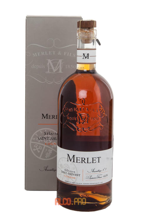 Merlet Sélection Saint-Sauvant 0,7l Коньяк Мерлет Селекшн Сэн Сован 0,7л в п/у