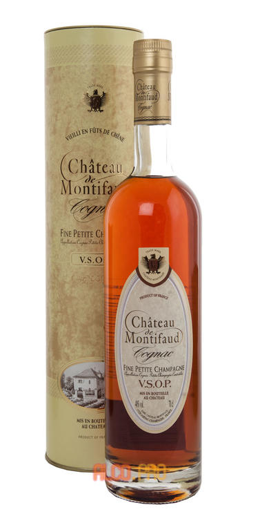 Chateau de Montifaud VSOP Fine Petit Champagne in tube коньяк Шато де Монтифо ВСОП Фин Пти Шампань в тубе