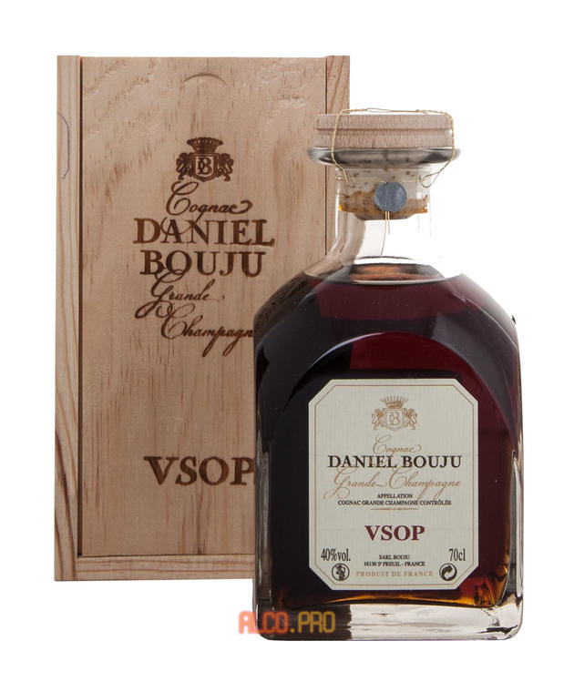 Daniel Bouju Carafon VSOP in wooden box коньяк Даниэль Бужу Карафон ВСОП в д/к