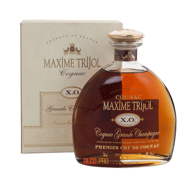 Maxime Trijol ХО Grande Champagne коньяк Максим Трижоль ХО Гранд Шампань Maxime Trijol ХО Grande Champagne коньяк Максим Трижоль ХО Гранд Шампань