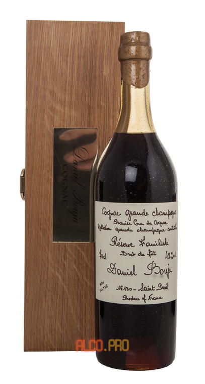 Daniel Bouju Reserve Familiale Grand Champagne in wooden box коньяк Даниель Бужу Резерв Фамилиаль Гран Шампань в д/у