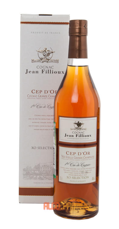 Jean Fillioux Cep d’Or 13 years 0,7l Коньяк Жан Фийу Сеп д`Ор 13 лет 0,7л в п/у Jean Fillioux Cep d’Or 13 years 0,7l Коньяк Жан Фийу Сеп д`Ор 13 лет 0,7л в п/у