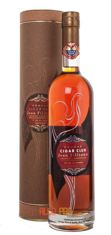 Jean Fillioux Cigar Club 30 years 0,7l Коньяк Жан Фийу Сигар Клаб 30 лет 0,7л в тубе Jean Fillioux Cigar Club 30 years 0,7l Коньяк Жан Фийу Сигар Клаб 30 лет 0,7л в тубе