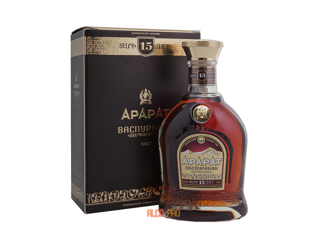 Ararat Vaspurakan 15 years 0.5l коньяк Арарат Васпуракан выдержка 15 лет 0.5л