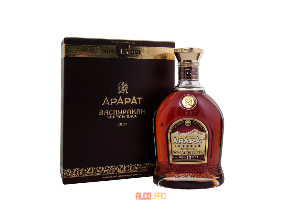 Ararat Vaspurakan 15 years 0.7l коньяк Арарат Васпуракан выдержка 15 лет 0.7л