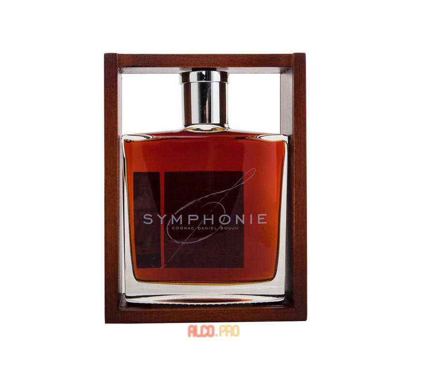 Daniel Bouju Symphonie in decanter and wooden box коньяк Даниэль Бужу Симфони декантер и д/к