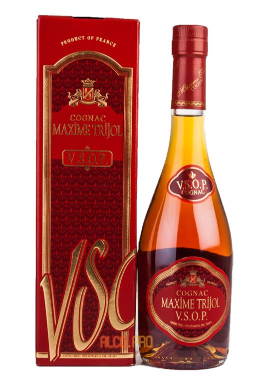 Maxime Trijol Vsop 0,5l Коньяк Максим Трижоль ВСОП 0,5л в красной п/у