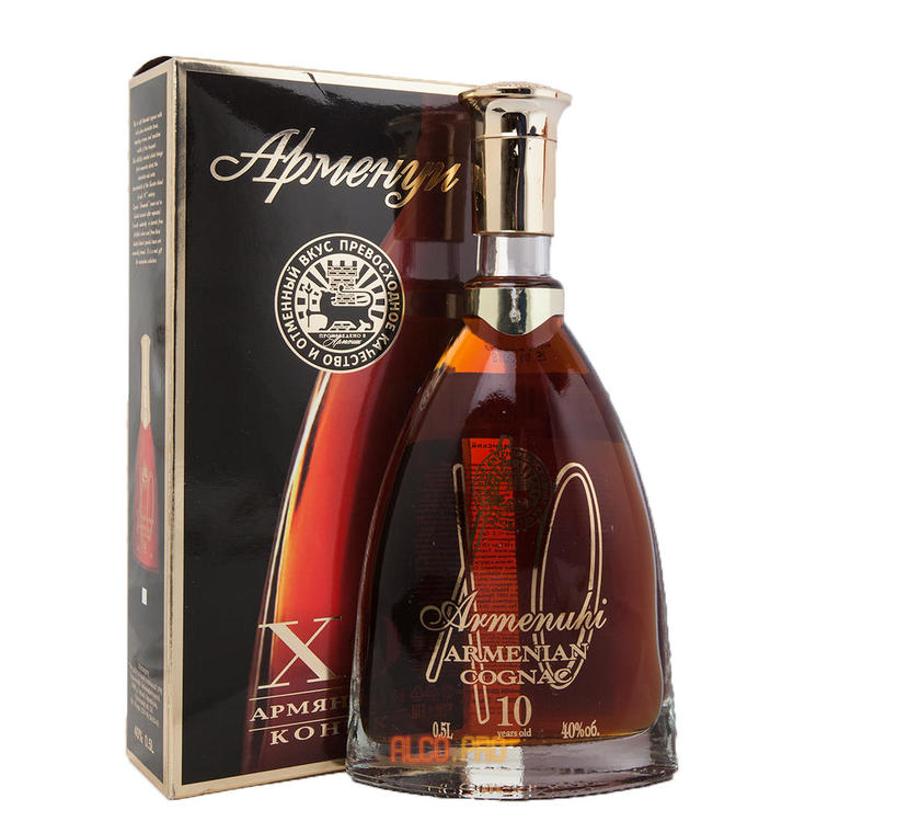 Armenuhi 10 yrs XO 0,5l Армянский коньяк Арменуи 10 лет ХО 0,5л в п/у