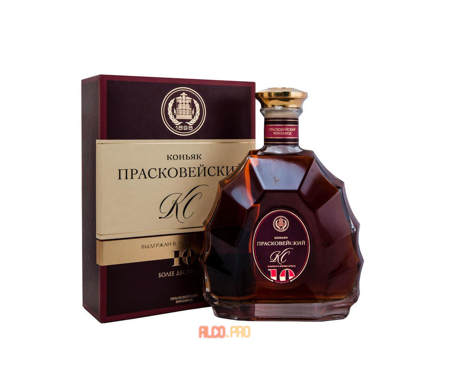 Российский коньяк Прасковейский КС в п/у