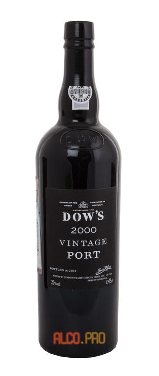 Dows 2000 Vintage Портвейн Доуз Винтаж 2000