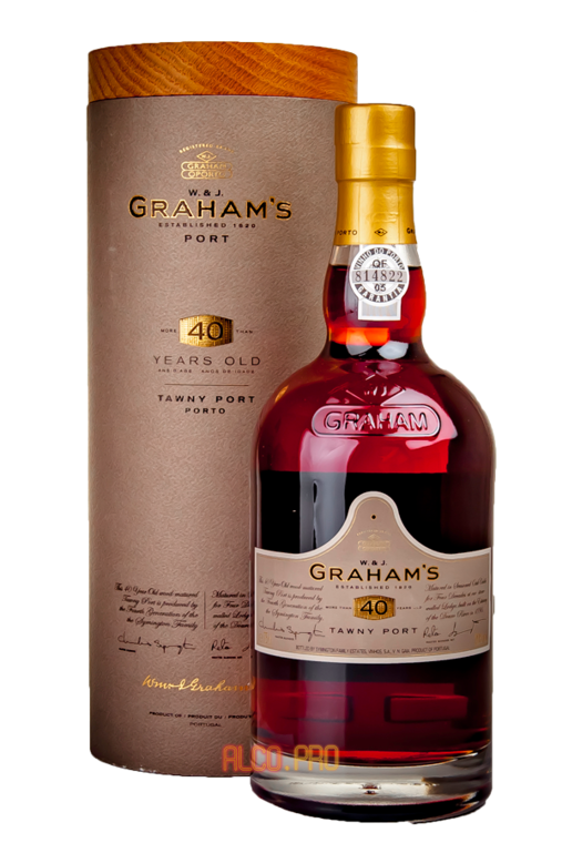 Grahams Tawny Port 40 years портвейн Грэмс Тони Порт 40 лет в тубе