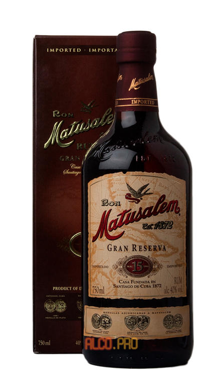Matusalem 15 years ром Матусалем 15 лет