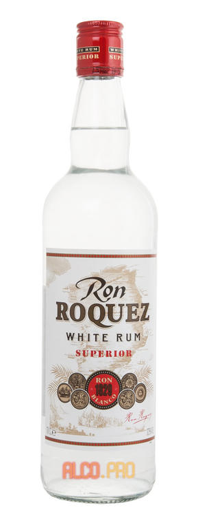 Roquez White Ron Superior ром Рокез Вайт Рон Супериор Roquez White Ron Superior ром Рокез Вайт Рон Супериор
