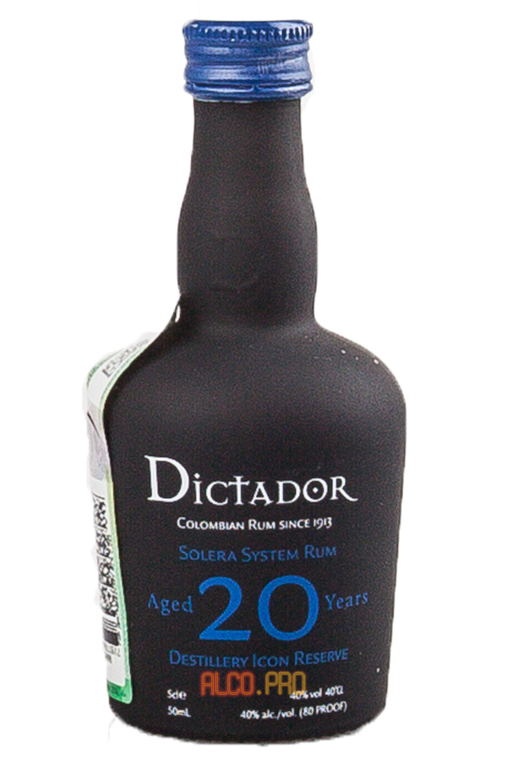 Dictador 20 years 50 ml ром Диктатор 20 лет 0.05 л