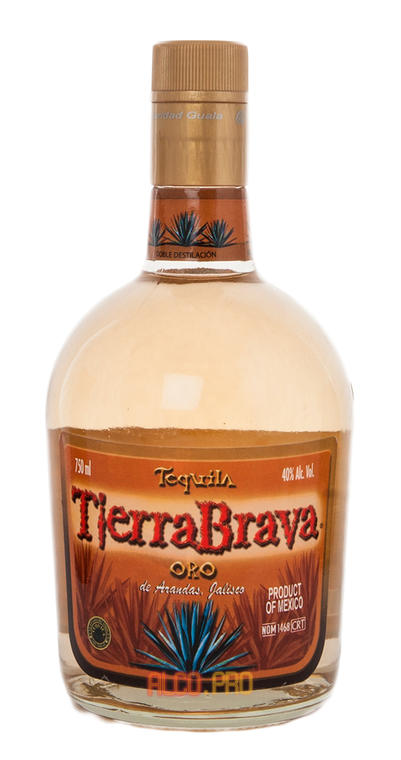 Tierra Brava Oro Gold текила Тьерра Брава Оро Золотая
