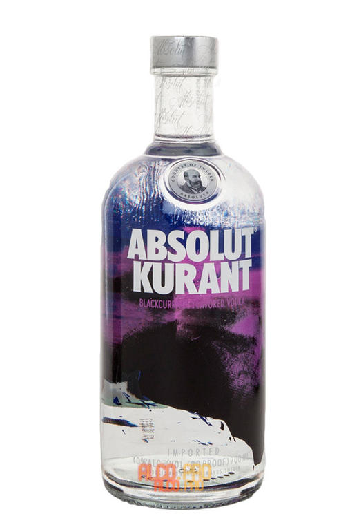 Absolut Kurant водка Абсолют Черная Смородина 0.7l