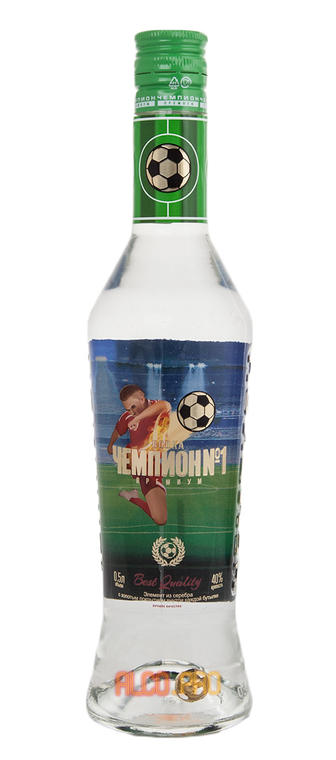 Водка С Серебром Премиум Чемпион №1 0.5л Водка С Серебром Премиум Чемпион №1 0.5л