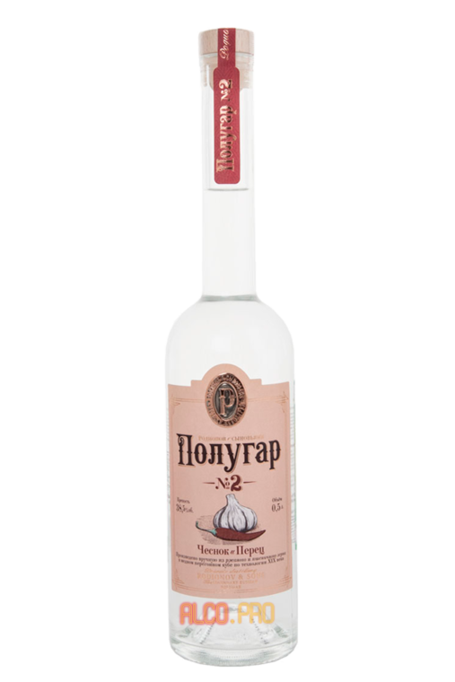 Водка Полугар № 2 Чеснок и Перец 0.5l