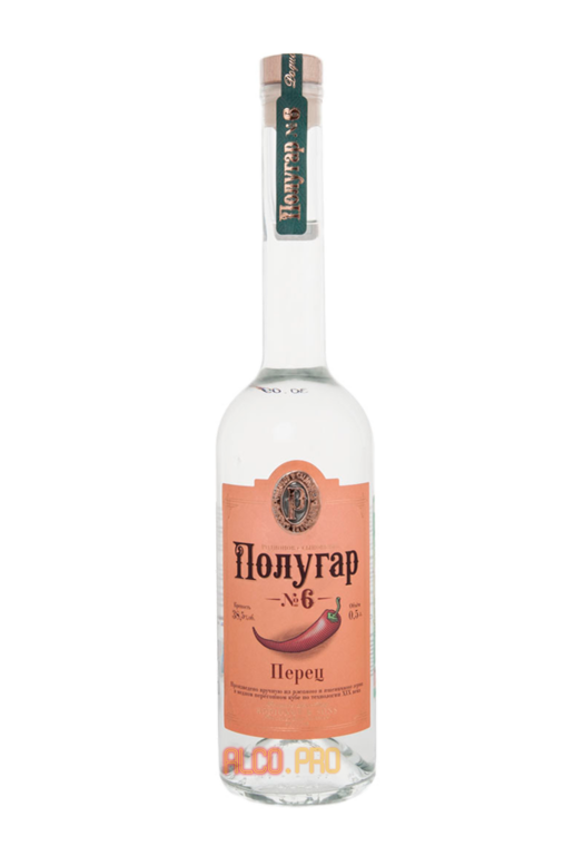 Водка Полугар № 6 Перец 0.5l Водка Полугар № 6 Перец 0.5l