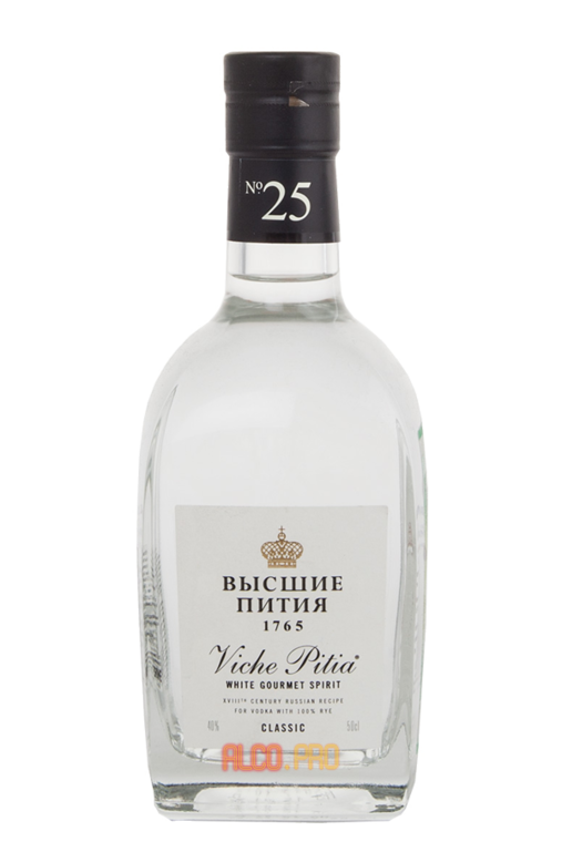 Высшие Пития напиток дистиллированный Высшие Пития Классическая 0.5l Высшие Пития напиток дистиллированный Высшие Пития Классическая 0.5l