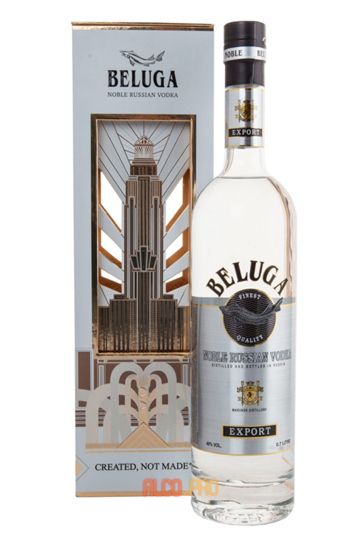 Beluga Noble водка Белуга Нобл 0.7l в белой тубе Beluga Noble водка Белуга Нобл 0.7l в белой тубе