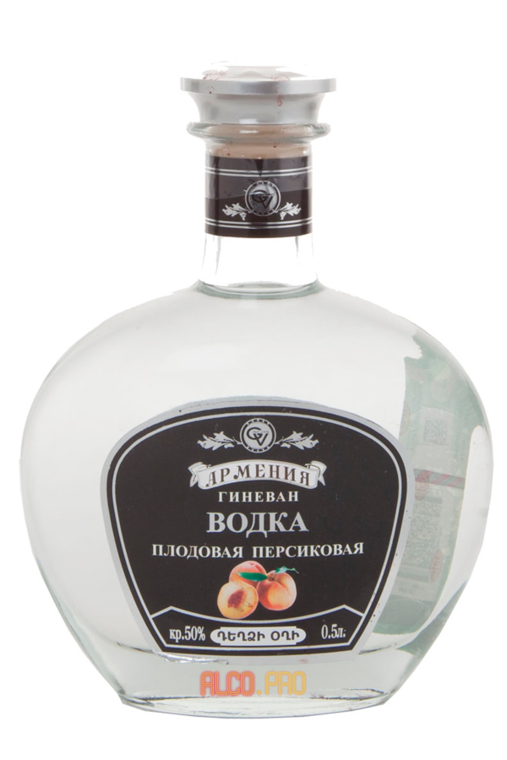 Водка плодовая Персиковая Гиневан Водка плодовая Персиковая Гиневан