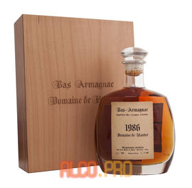 Арманьяк Domaine de Haubet 1986 арманьяк Домен де Обе 1986 Графин