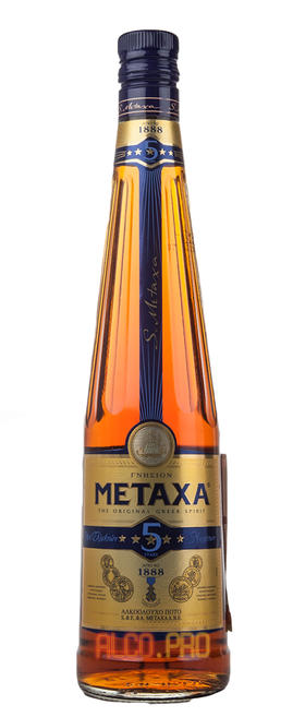 Metaxa 5 stars 0.7l бренди Метакса 5 звезд 0.7л