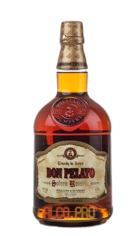 Don Pelayo Solera Reserva хересный бренди Дон Пелайо Солера Резерва