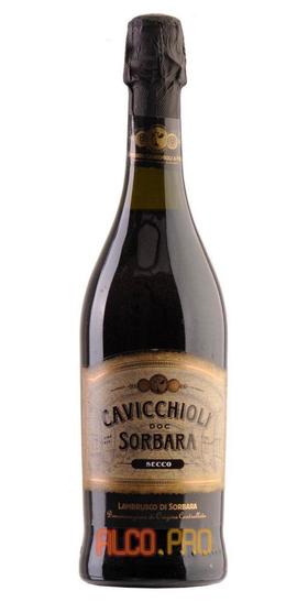 Cavicchioli Lambrusco di Sorbara Secco шампанское Кавиккьоли Ламбруско ди Сорбара Секко