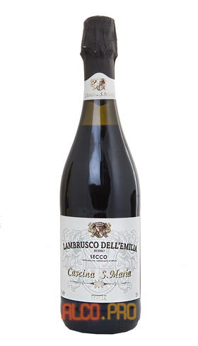 Lambrusco dell Emilia Rosso Secco итальянское шампанское Ламбруско дель Эмилия Россо Секко