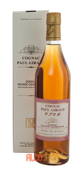 Paul Giraud Grand Champagne Premiere Cru VSOP 0,7l Коньяк Поль Жиро Гран Шампань Премье Крю ВСОП 8 лет 0,7л. в п/у