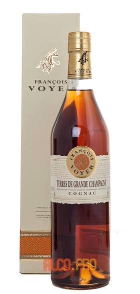 Francois Voyer Terres de Grande Champagne in gift box коньяк Франсуа Войе Тер де Гранд Шампань п/у