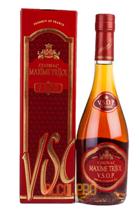 Maxime Trijol Vsop 0,5l Коньяк Максим Трижоль ВСОП 0,5л в красной п/у