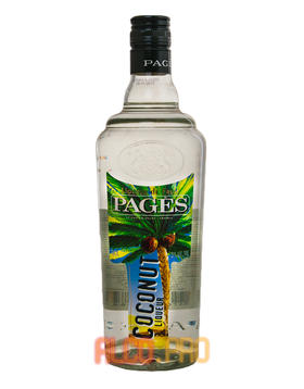 Pages Coconut Ликер Пажес Кокос