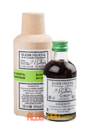 Эликсир Вежеталь де ла Гранд Шартрез Ликер Elixir Vegetal de la Grande Chartreuse