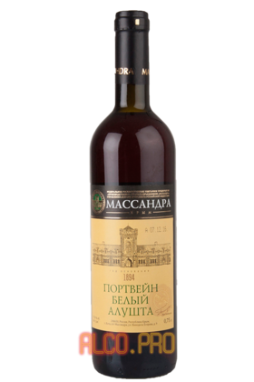 Портвейн Массандра Белый Алушта